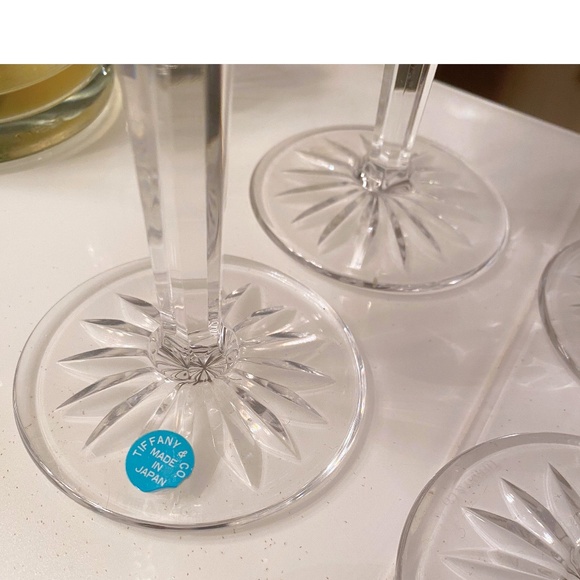 Tiffany & Co. Sybil Claret Wine Goblets RARE - Picture 2 of 3